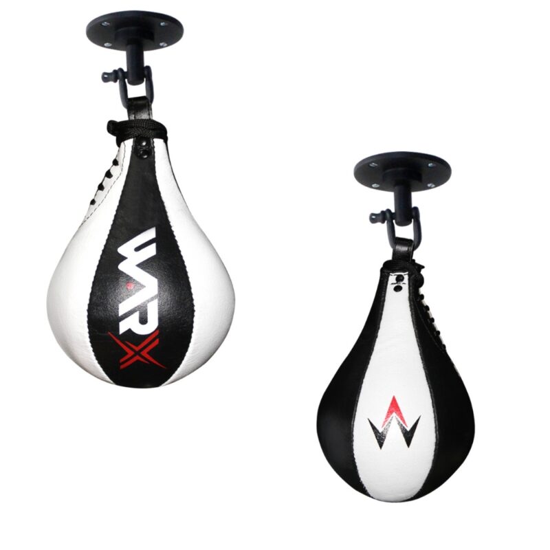 WARX HEAVY DUTY SPEED BALL PLATFORM WHITE SWIVEL BOXING PUNCHING BAG STAND ADJUSTABLE