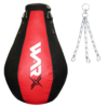 WARX UNFILLED BOXING MAIZE BAG WITH CHAIN UPPER CUT BAG FOR MARTIAL ARTS GYM TRAINING