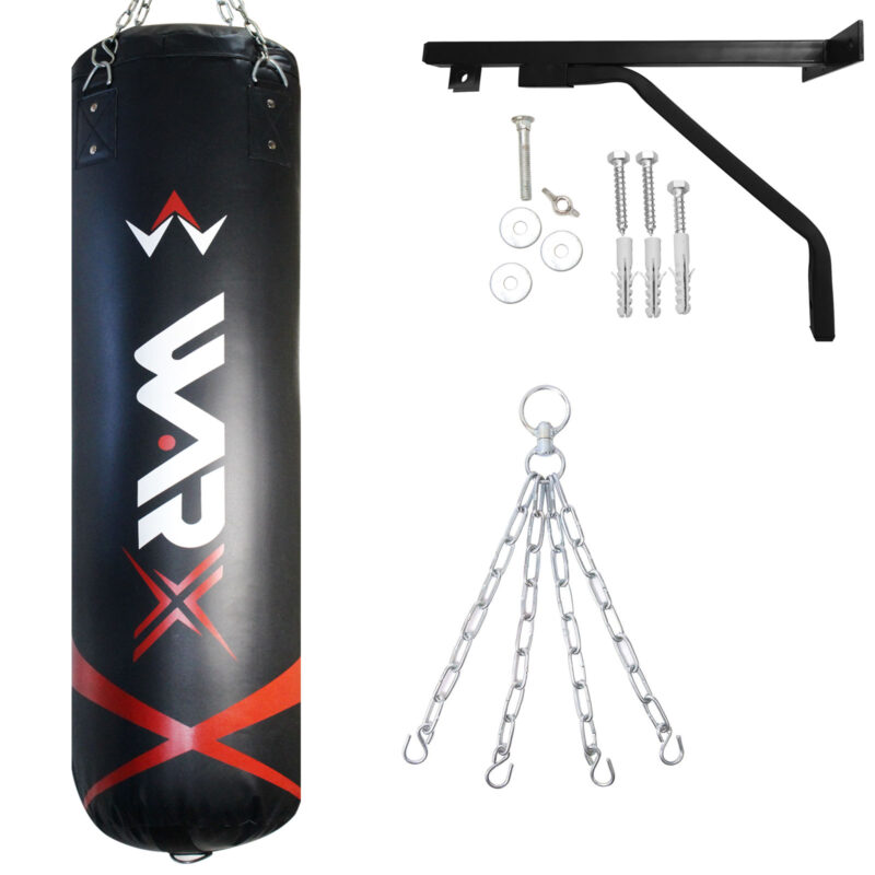 WARX 5FT FILLED HEAVY PUNCH BAG BRACKET AND CHAIN SET