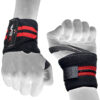 WARX POWER WEIGHT LIFTING WRIST WRAPS SUPPORTS GYM TRAINING FIST STRAPS - SOLD AS PAIR & ONE SIZE FITS ALL