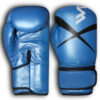 WARX GENUINE COWHIDE LEATHER BLUE BOXING GLOVES AND FOCUS PADS SET