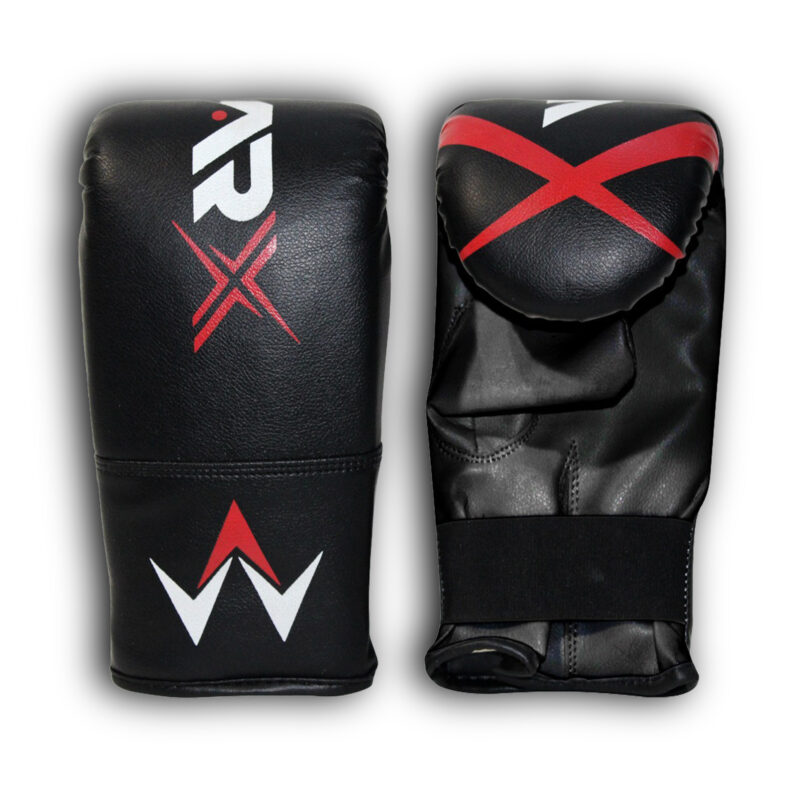 WARX KIDS/JUNIOR BLACK BOXING MITTS