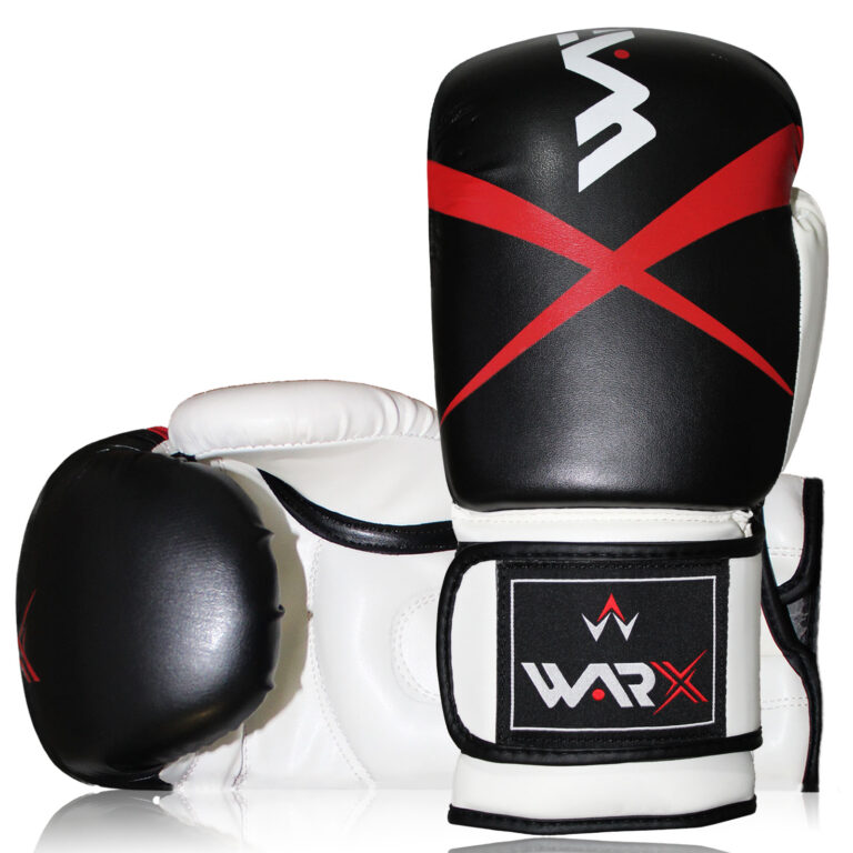 WARX DX LEATHER BLACK BOXING GLOVES