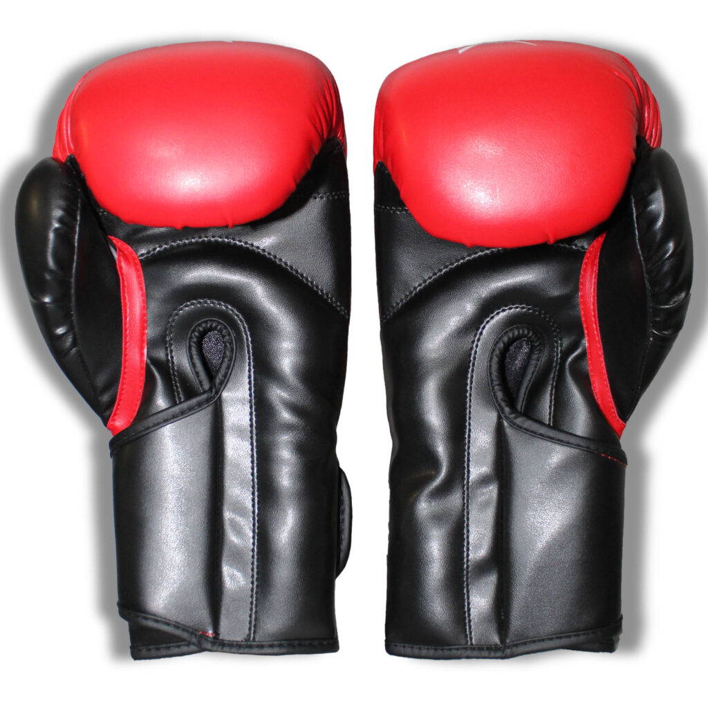 WARX DX LEATHER RED BOXING GLOVES