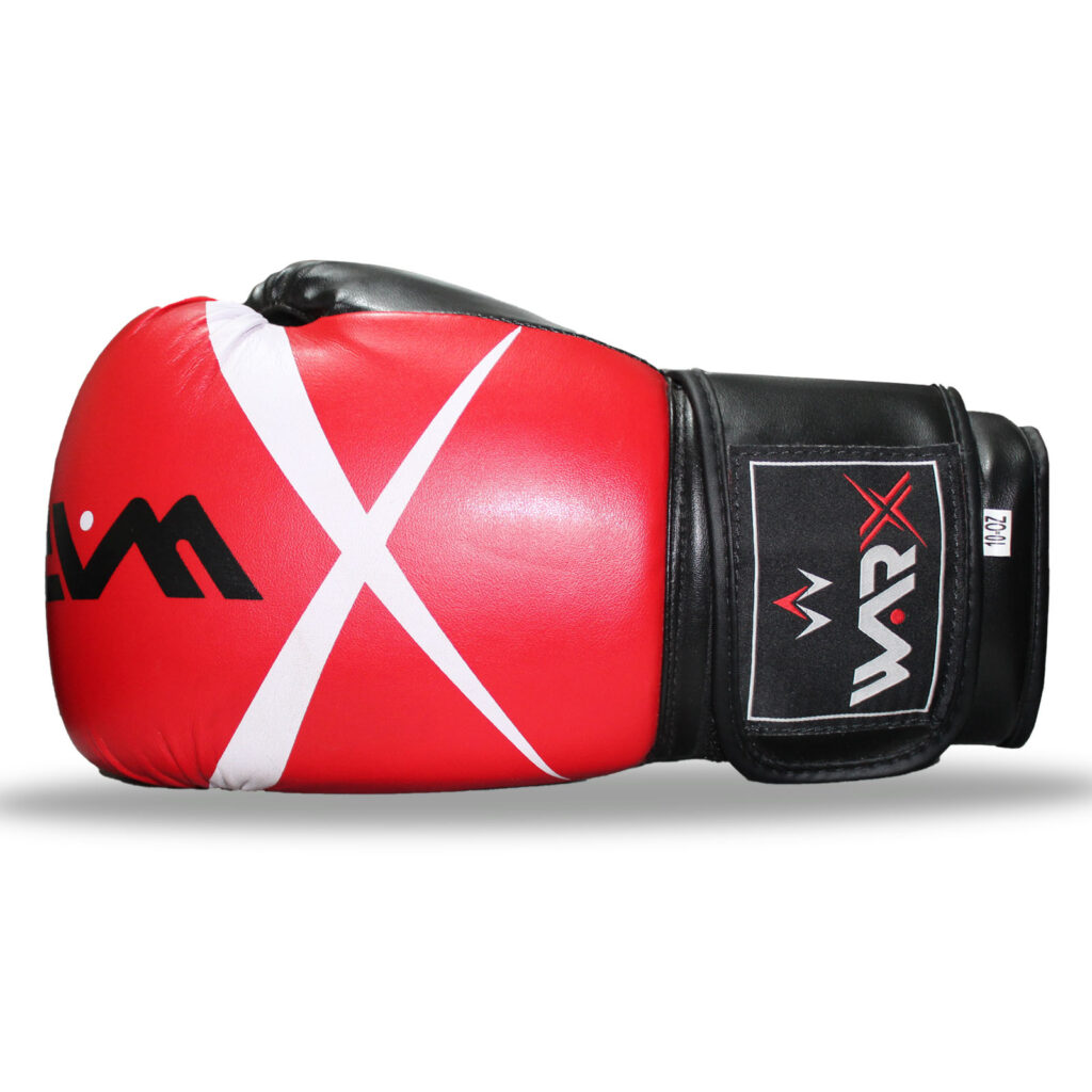 WARX DX LEATHER RED BOXING GLOVES