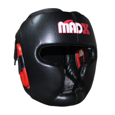 WARX ADULTS LEATHER BOXING HEAD GUARD MARTIAL ARTS TRAINING MMA HEADGEAR MUAY THAI