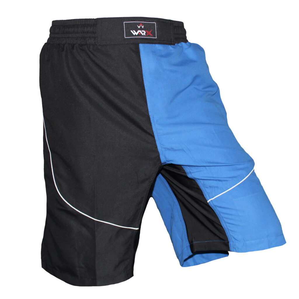 WARX BLACK AND BLUE KICK BOXING UFC MMA GRAPPLING CAGE BOXING FIGHT SHORT