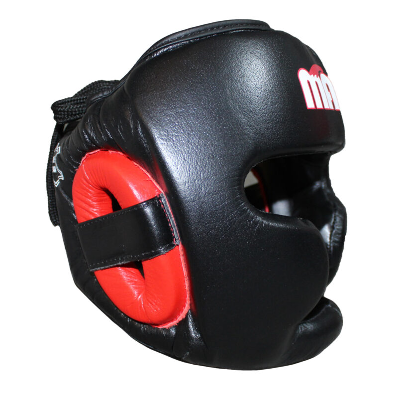 WARX ADULTS LEATHER BOXING HEAD GUARD MARTIAL ARTS TRAINING MMA HEADGEAR MUAY THAI