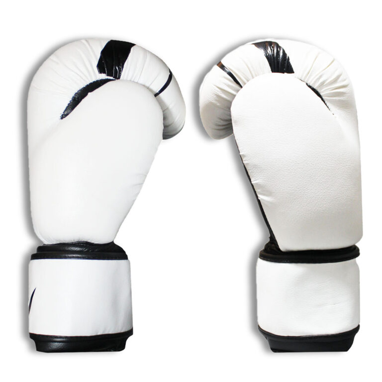 WARX REXION LEATHER WHITE BOXING GLOVES