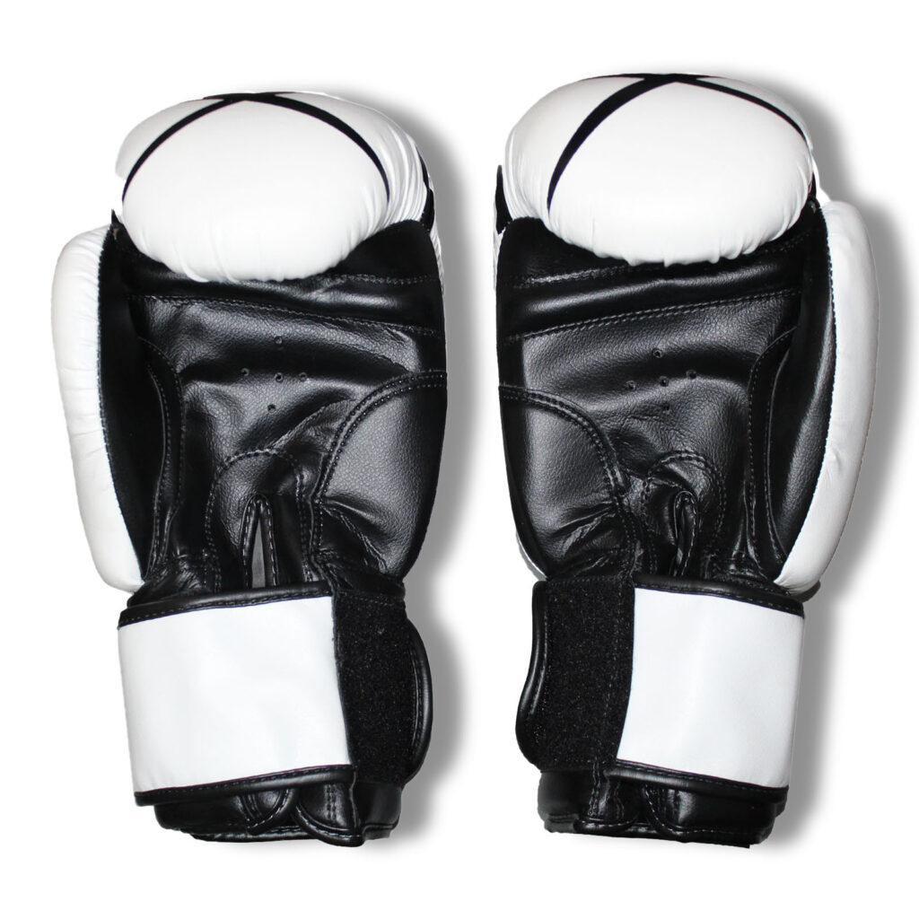 WARX REXION LEATHER WHITE BOXING GLOVES