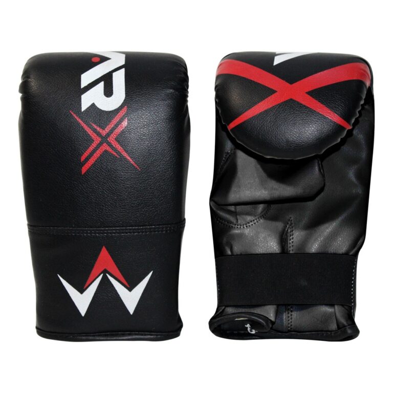 WARX KIDS/JUNIOR BLACK BOXING FREE STANDING SAND BASE PUNCH BAG AND GLOVES