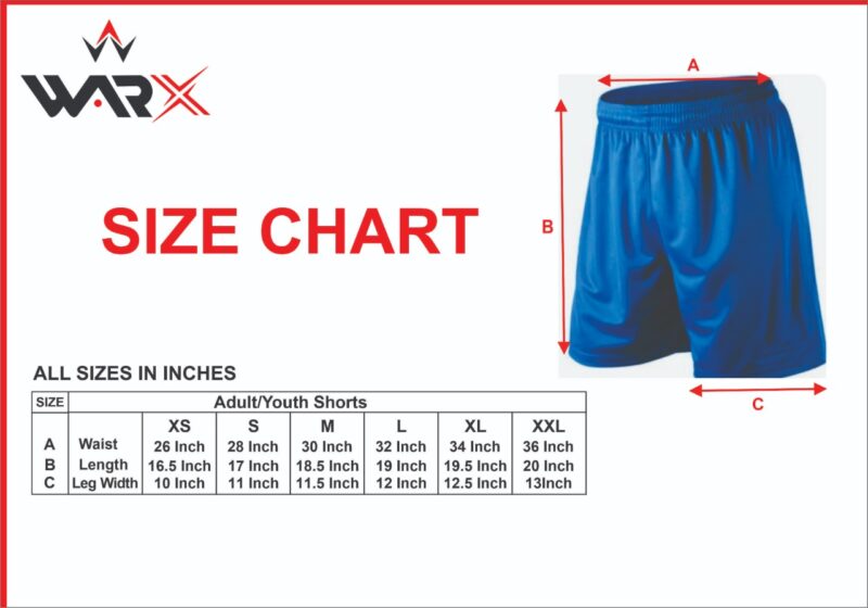 WARX MEN'S WHITE SPORTS SHORTS FOOTBALL JOGGING RUNNING GYM SPORTS BREATHABLE FITNESS