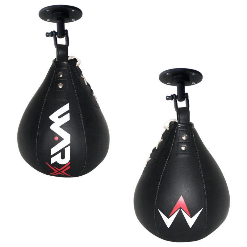 WARX 10PC HEAVY DUTY ADJUSTABLE WALL SPEED BALL PLATFORM BLACK SET BOXING TRAINING HOME FITNESS